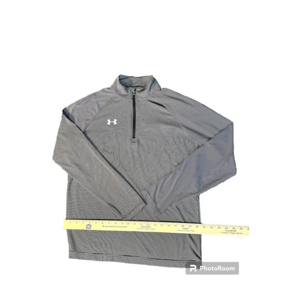 UNDER ARMOUR Women's UA Tech Navy Grey 1/4 Zip Long Sleeve Shirt SIZE Medium EUC - Picture 5 of 6